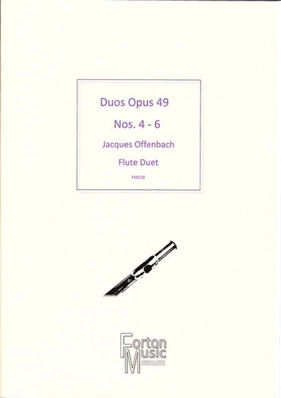 Flute Duos Op 49 Nos 4 - 6 Book