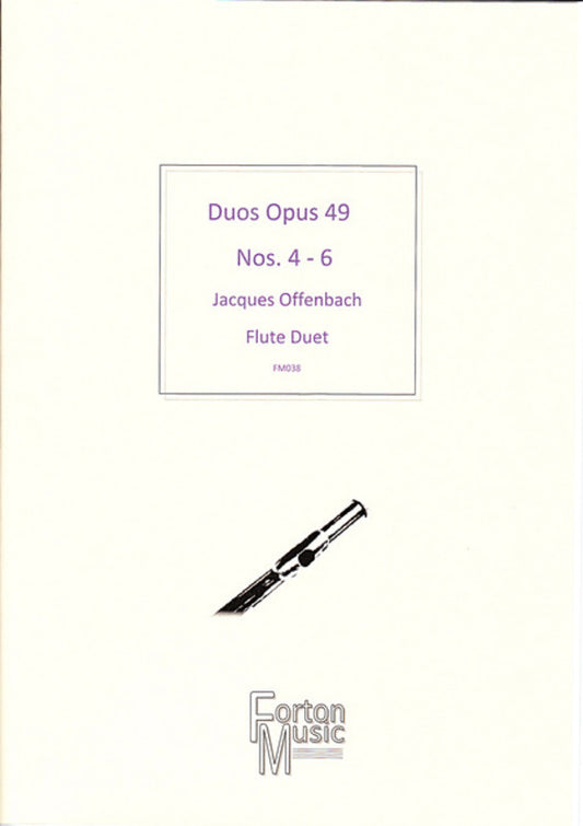 Flute Duos Op 49 Nos 4 - 6 Book