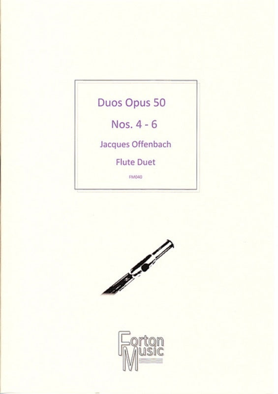 Flute Duos Op 50 Nos 4 - 6 Book