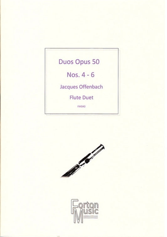 Flute Duos Op 50 Nos 4 - 6 Book