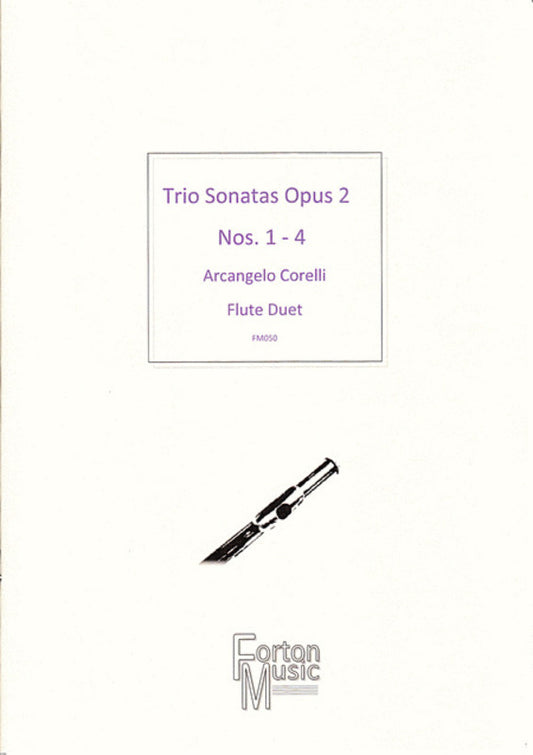 Flute Trio Sonatas Op 2 Nos 1 - 4 Book