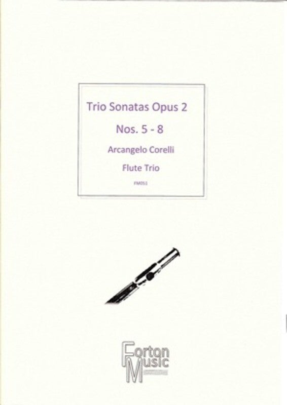 Flute Trio Sonatas Op 2 Nos 5 - 8 Book