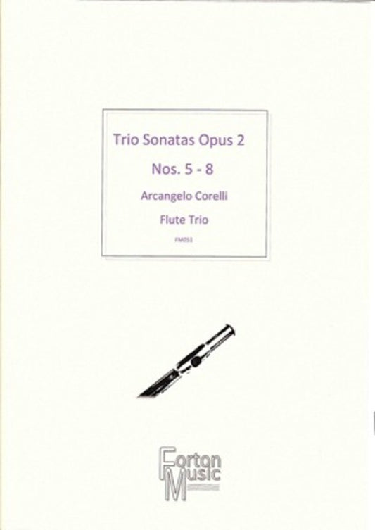 Flute Trio Sonatas Op 2 Nos 5 - 8 Book