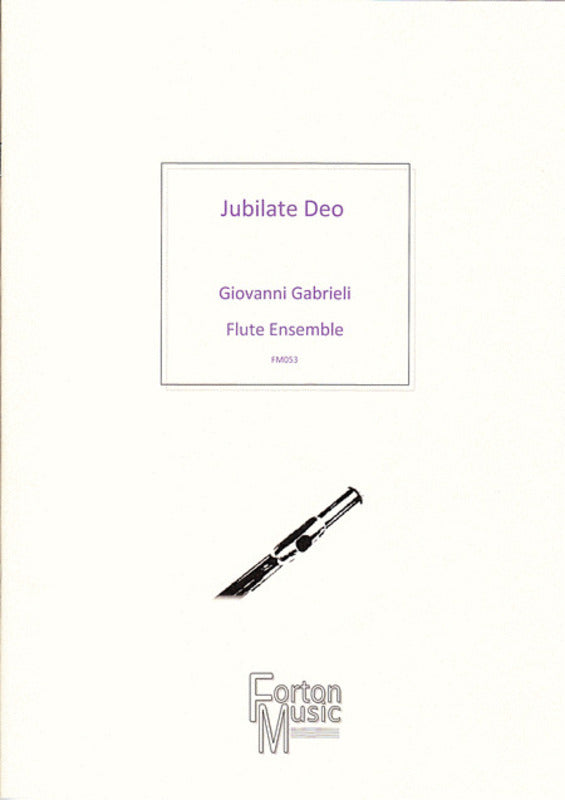 Jubilate Deo Flute Ensemble Book