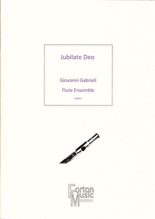 Jubilate Deo Flute Ensemble Book