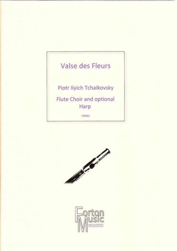 Valse Des Fleurs Flute Ensemble Book