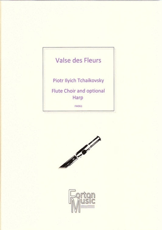 Valse Des Fleurs Flute Ensemble Book