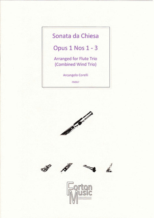 Sonata Da Chiesa Op 1 Nos 1 - 3 Flute Book Book