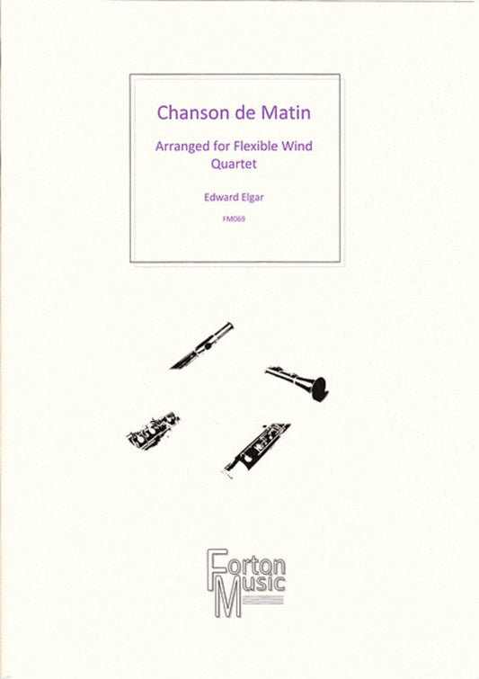 Chanson De Matin Mixed Wind Quartet Book