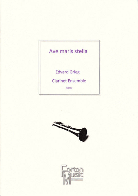 Ave Maris Stella Clarinet Ensemble Book
