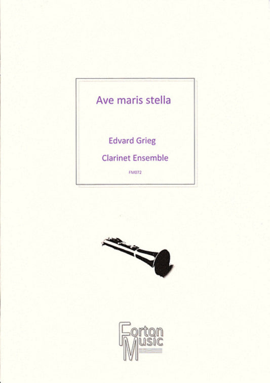 Ave Maris Stella Clarinet Ensemble Book