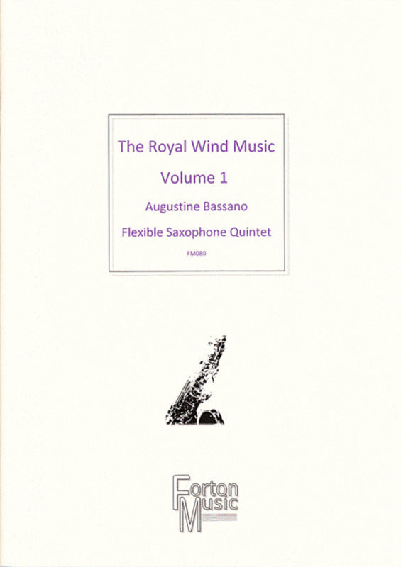 Royal Wind Music Saxophone Ensemble Book