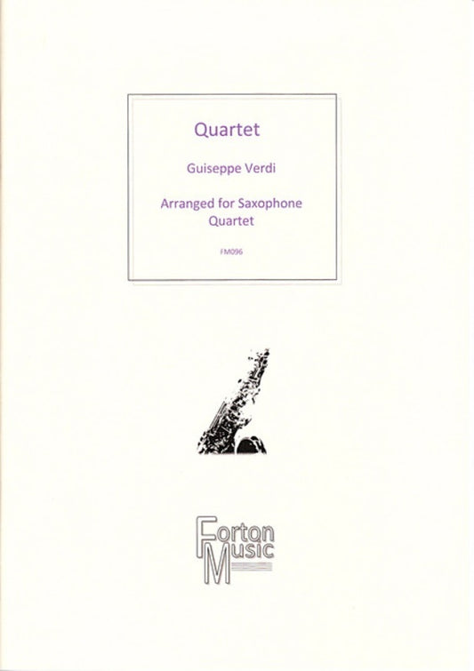 String Quartet In E Min For Saxophone SATB