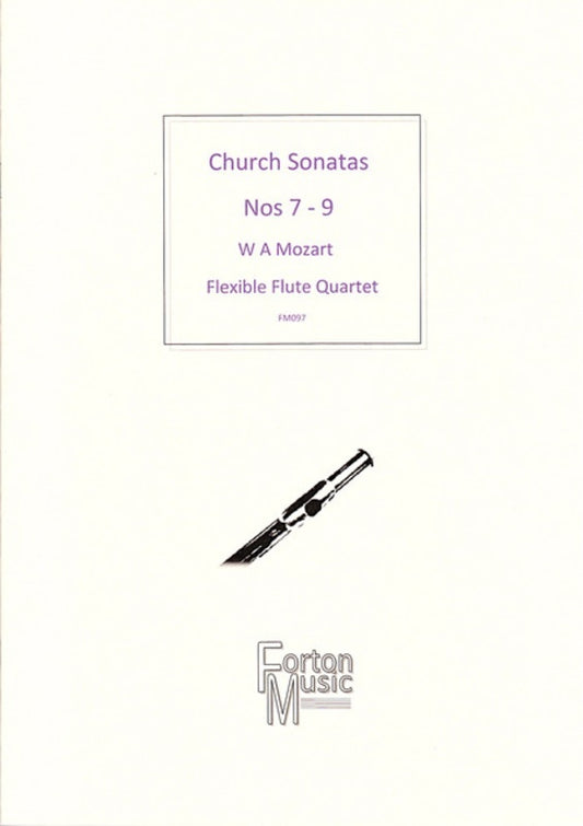 Church Sonatas Nos 7 - 9 Flexible Flute Quartet Book