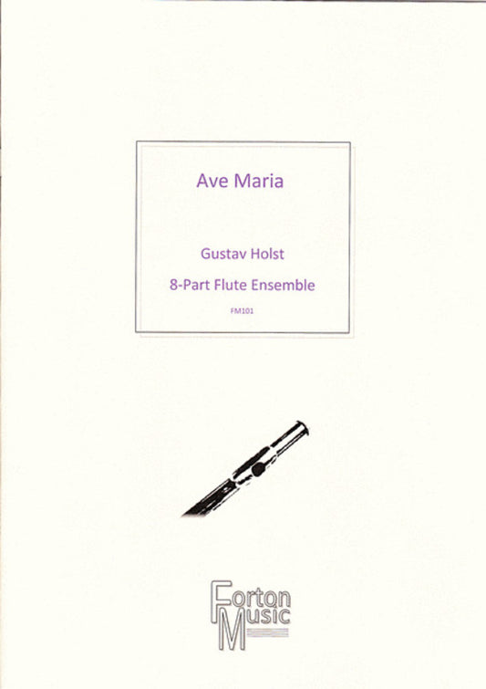 Ave Maria Double Flute Quartet Book