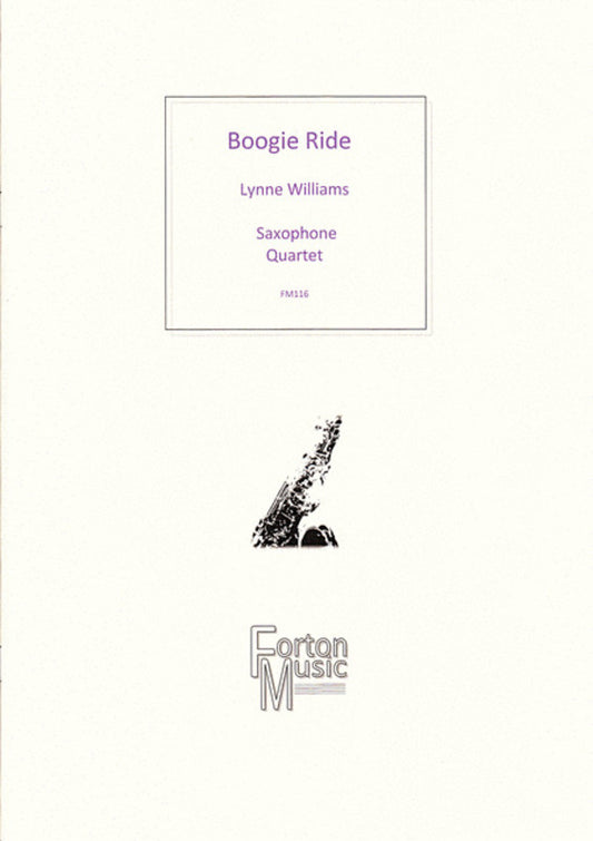 Boogie Ride Saxophone Quartet Book