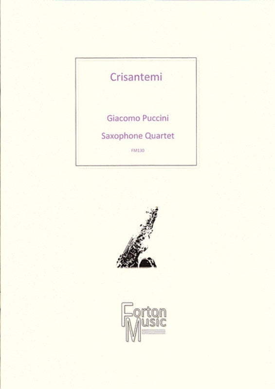 Crisantemi Saxophone Quartet SATB