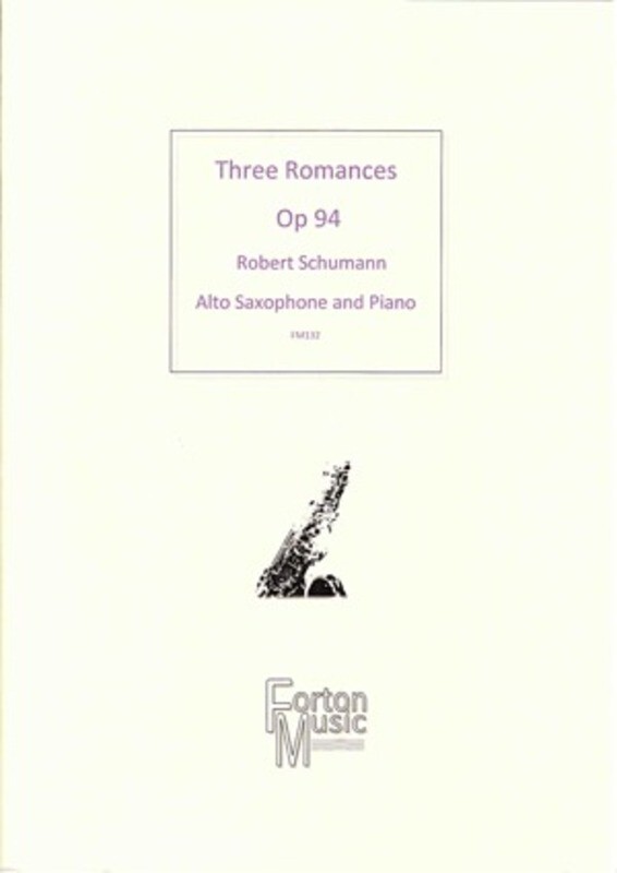 Three Romances Alto Sax/Piano Book