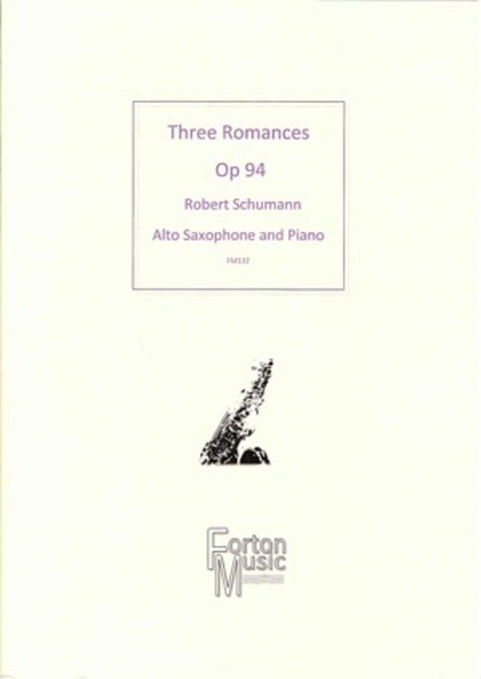 Three Romances Alto Sax/Piano Book