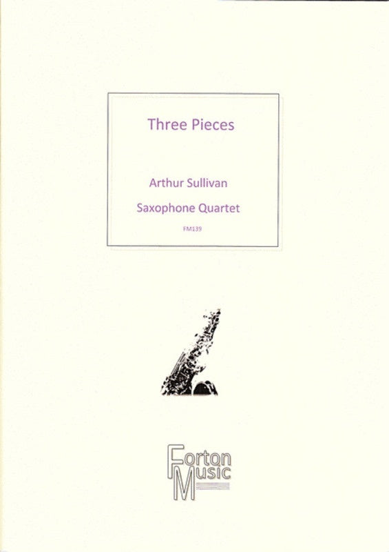 Three Pieces Saxophone Quartet SATB