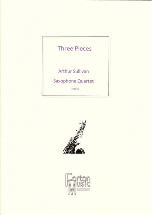 Three Pieces Saxophone Quartet SATB