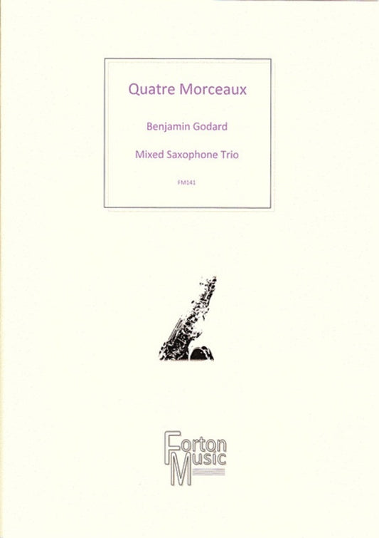 Quatre Morceaux Saxophone Trio Book