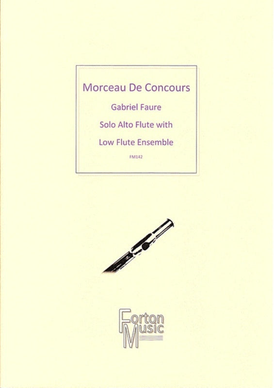 Morceau De Concours Ensemble (Alto Flute Solo) Book