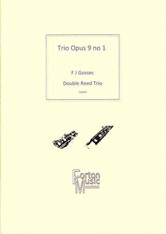 Trio Opus 9 No 1 Double Reed Trio (Softcover Book)