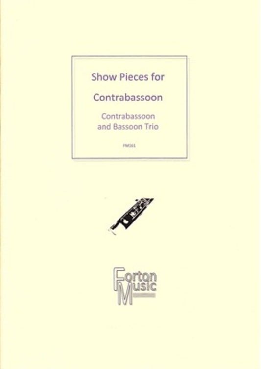 Show Pieces For Contrabassoon/Bassoon Trio (Softcover Book)