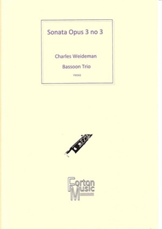 Sonata Opus 3 No 3 Bassoon Trio (Softcover Book)