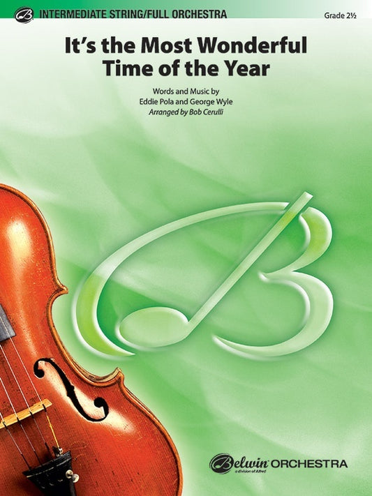 Its The Most Wonderful Time Of The Year Full Orchestra Gr 2.5