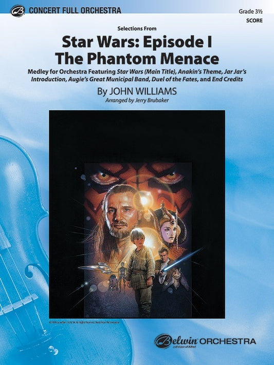 Star Wars Episode I Phantom Selections Full Orchestra Sheet Music Grade 3.5 Score