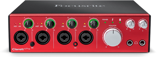Focusrite Clarett 4 Pre 18 In/8 Out USB Audio Interface
