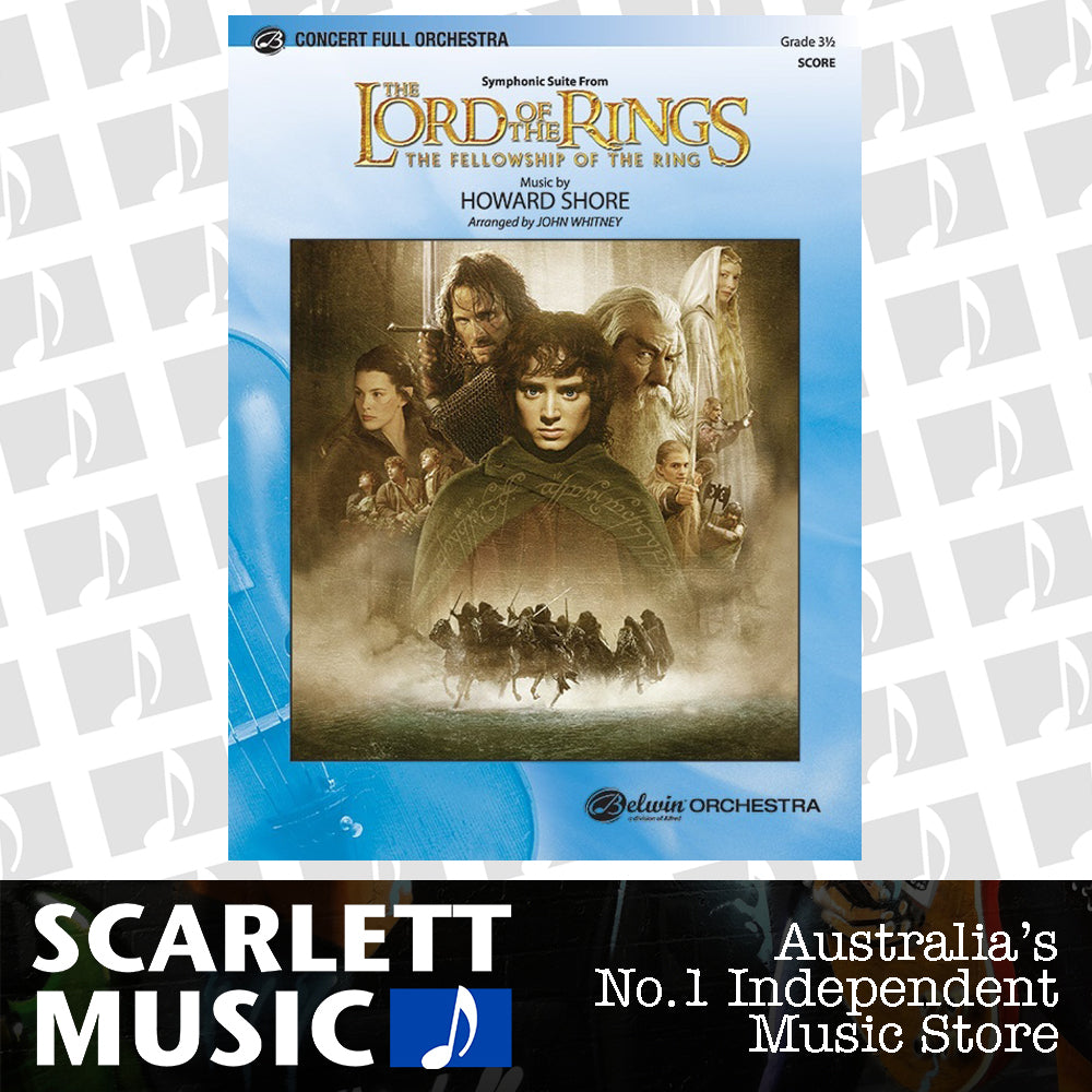 Lord Of The Rings FOTR Symphonic Suite FO Grade 3.5 Score — view 2
