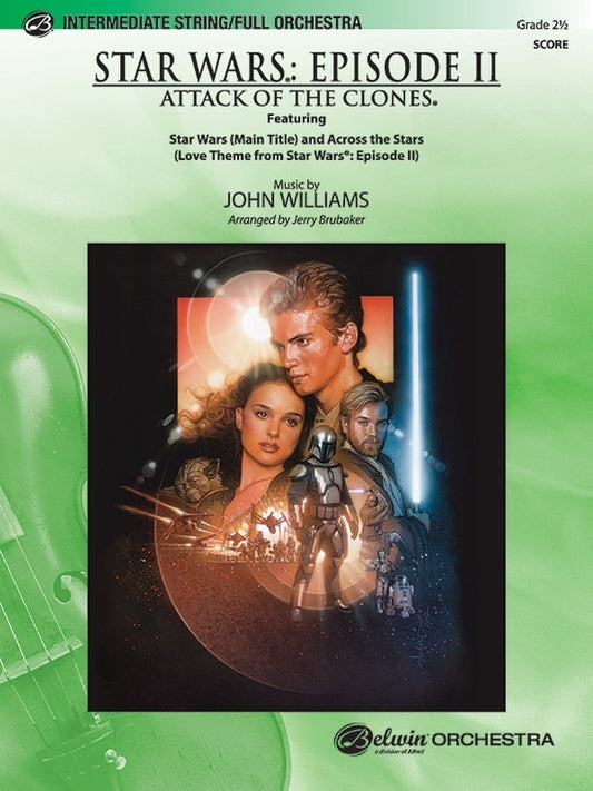 Star Wars Episode 2 Attack of the Clones FO Grade 2.5 String Orchestra Sheet Music