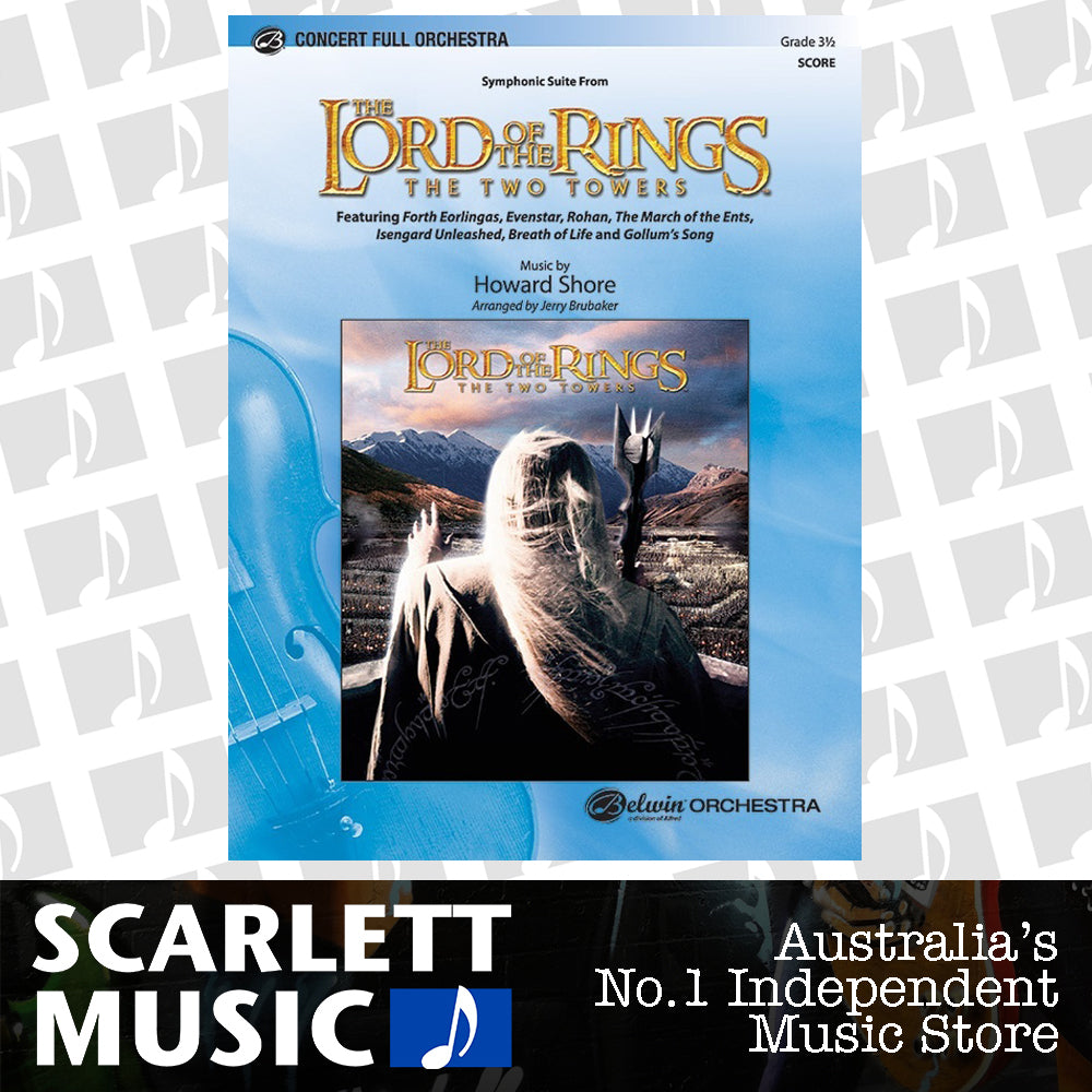 Lord of the Rings Two Towers Symphony Full Orchestra Grade 3.5 Score — view 2