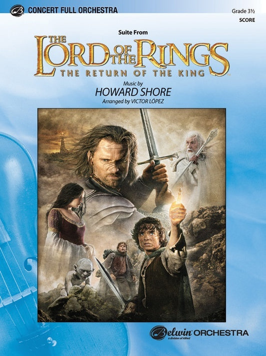 Lord of the Ring Return King Suite String Orchestra Sheet Music Grade 3.5 Score