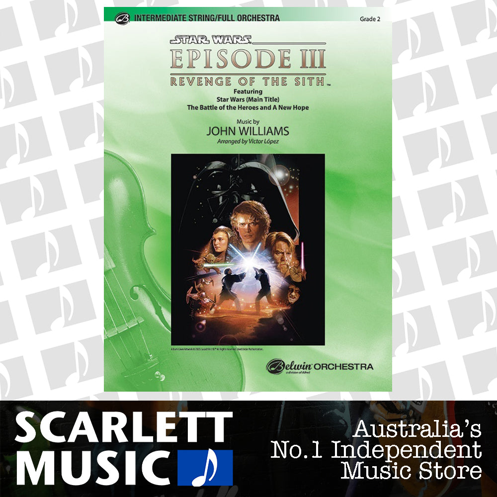 Star Wars Episode 3 Revenge of the Sith Selections Full Orchestra Sheet Music Grade 2 — view 2