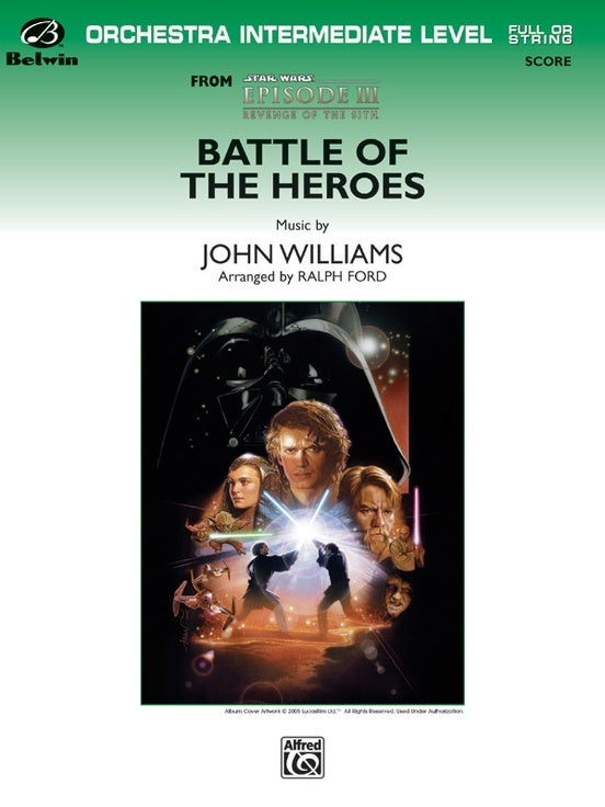 Battle Of The Heroes Full Orchestra Conductor Score Grade 2.5