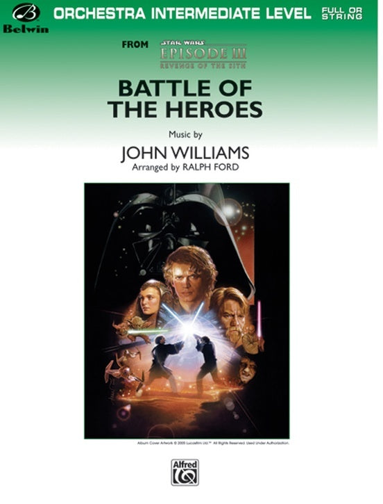Battle of the Heroes Full Orchestra Sheet Music GR 2.5
