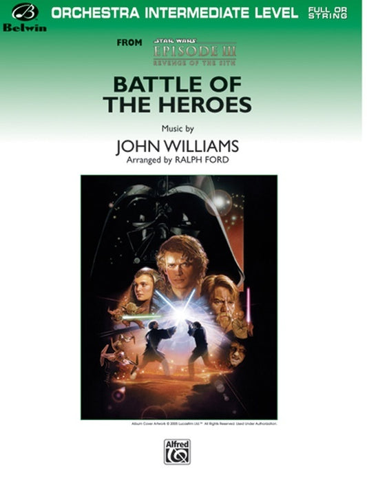Battle of the Heroes Full Orchestra Sheet Music GR 2.5