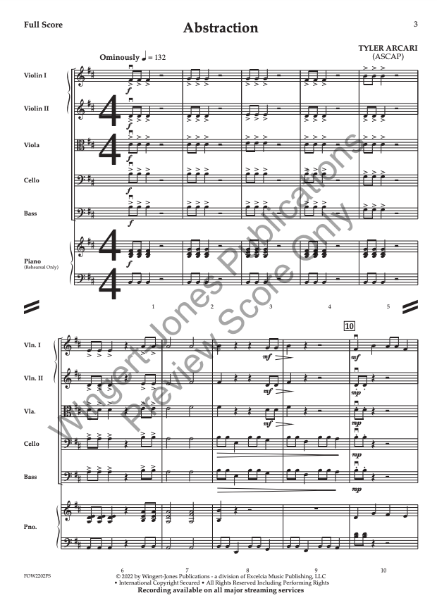 Abstraction String Orchestra Grade 0.5 — view 2