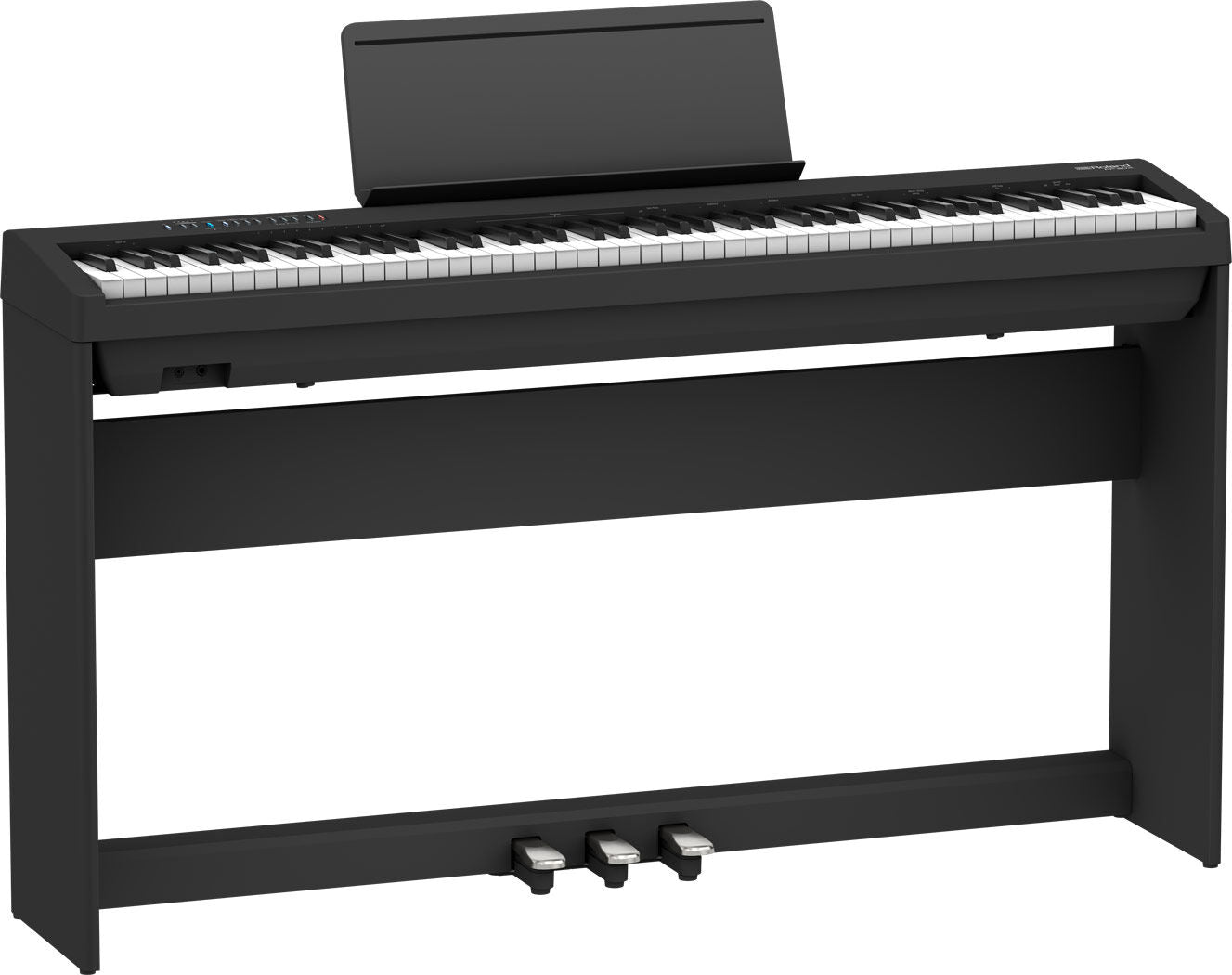 ROLAND FP-30X Digital Piano with Stand & Pedals - Portable, Affordable, Enhanced Sound Engine, Black Finish — view 2