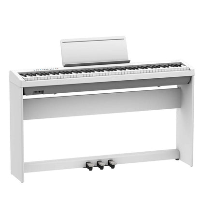ROLAND FP-30X Digital Piano with Stand & Pedals - White, Enhanced Sound Engine & Powerful Speakers, Portable & Affordable Performance — view 2