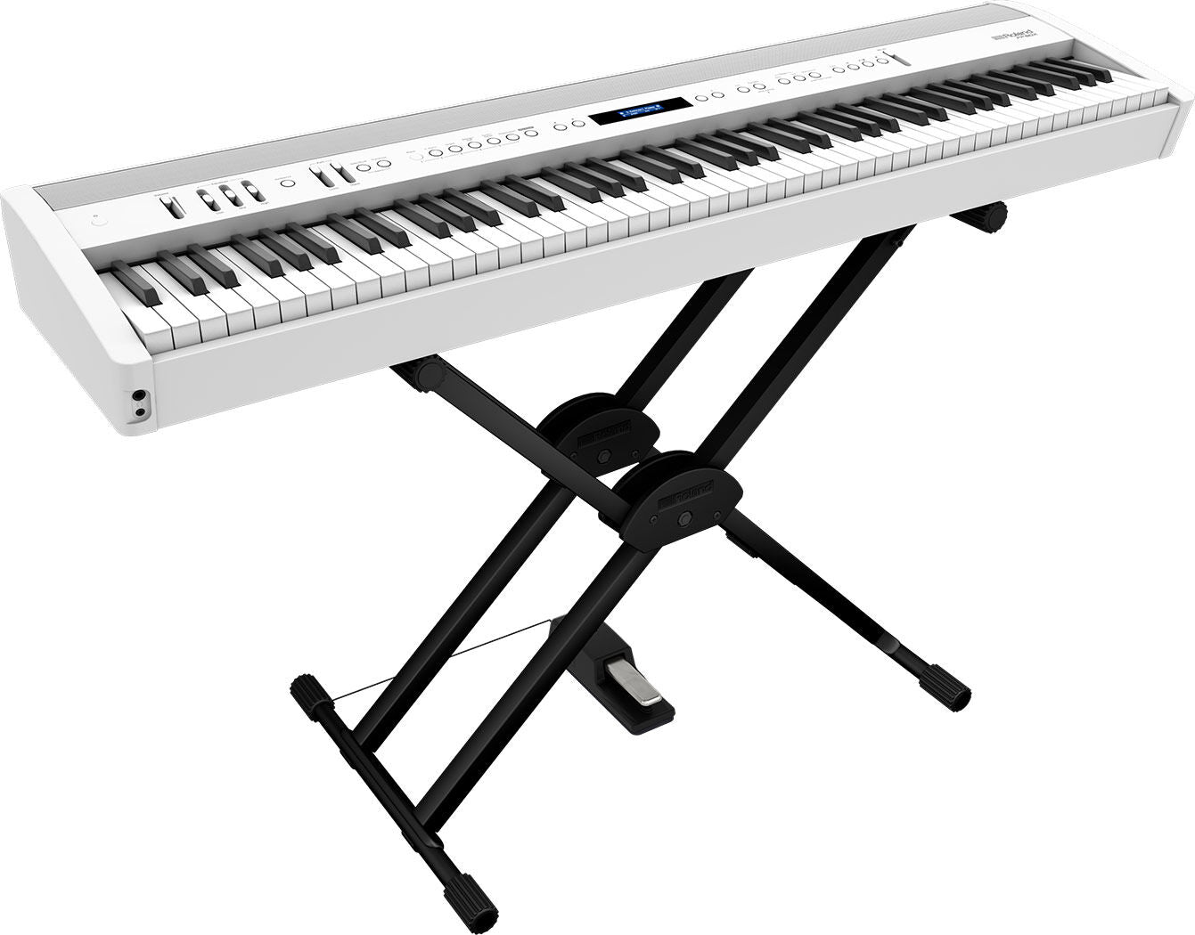 ROLAND FP-60X Digital Piano with Stand & Pedal - Compact, Elegant Design for Pro Performance, Black Finish — view 5