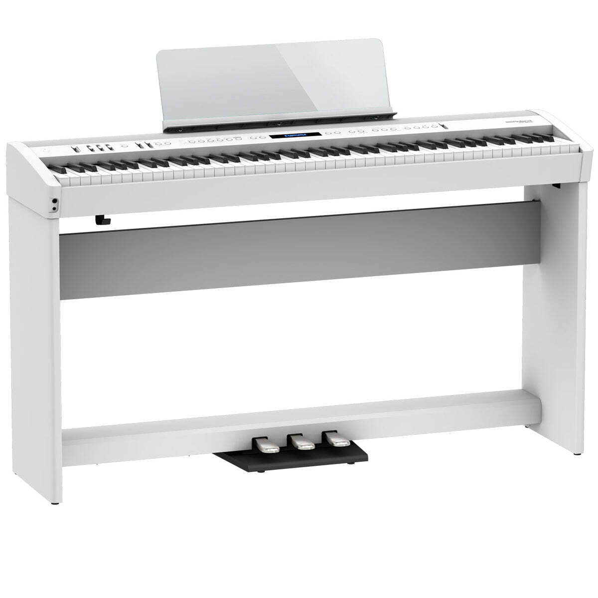 ROLAND FP-60X Digital Piano with Stand/Pedal - Compact White Design, Pro Performance, Ideal for Experienced Players — view 7
