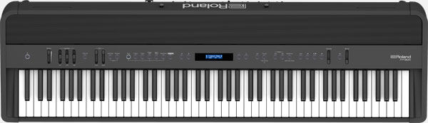 ROLAND FP-90X Digital Piano with Stand & Pedal - Portable White Piano with Premium Sound & Touch