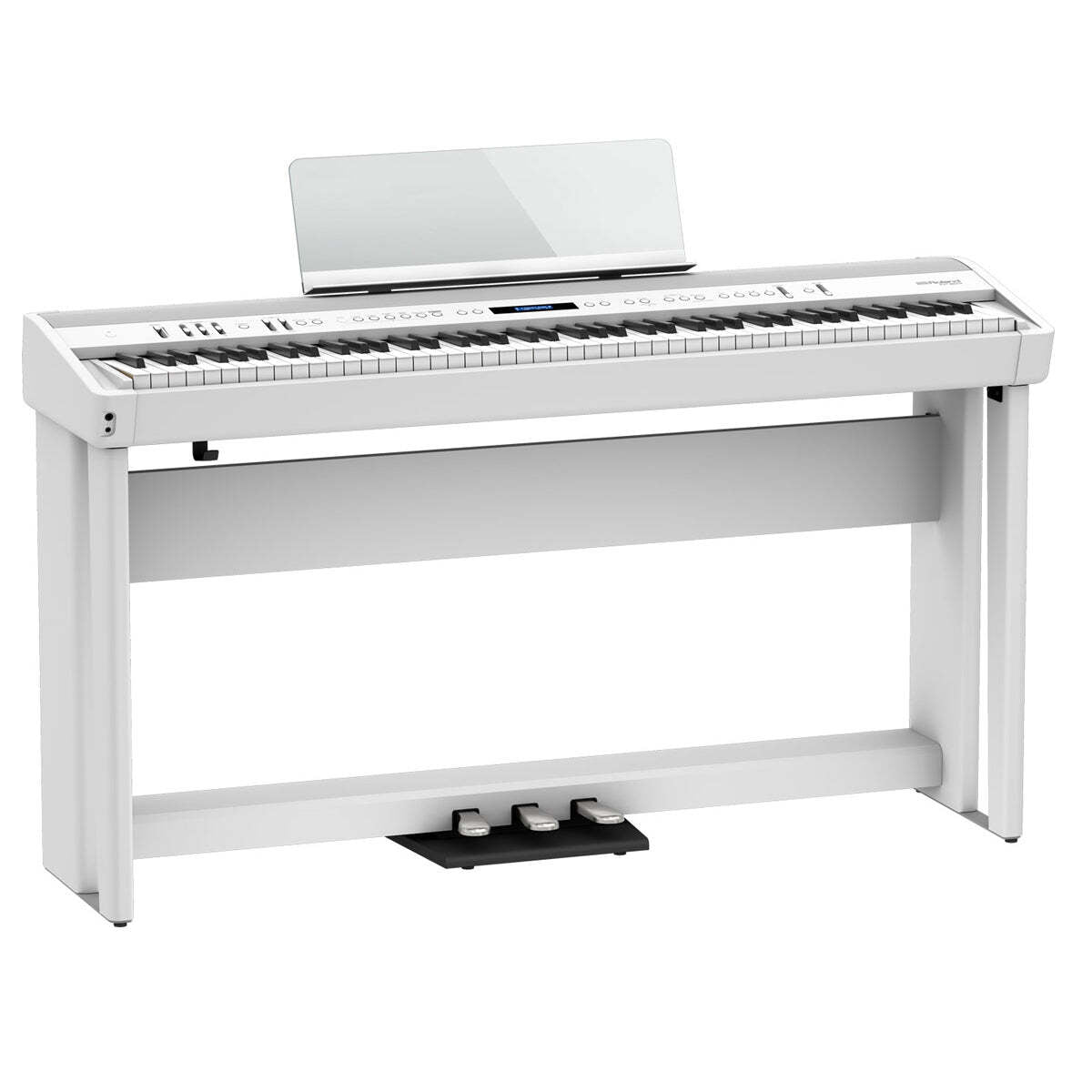 ROLAND FP-90X Digital Piano with Stand & Pedal - Portable White Piano with Premium Sound & Touch — view 7