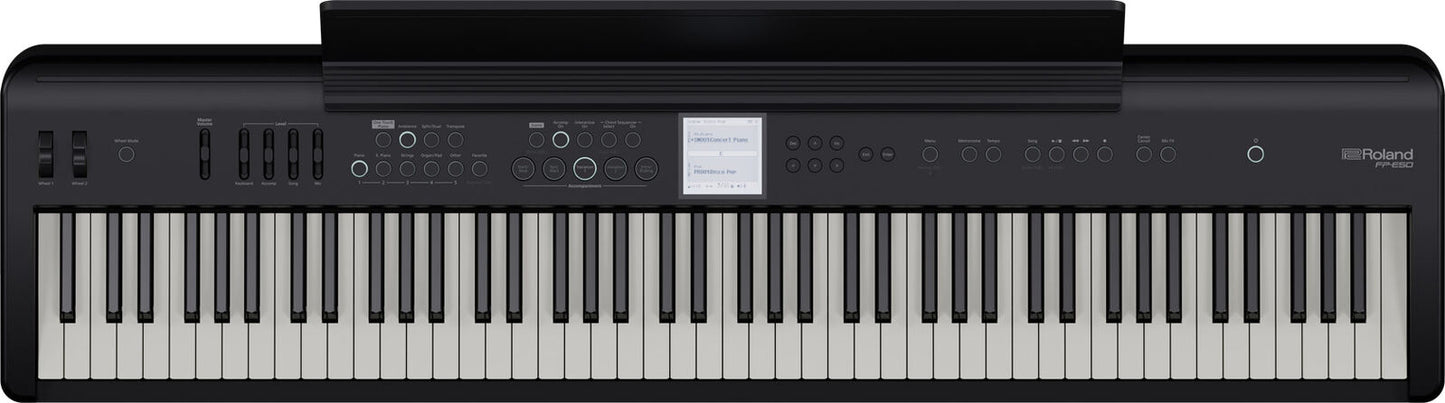 ROLAND FP-E50 Portable Digital Piano - Premium Entertainment Piano in Black with SuperNATURAL Technology and Advanced Features — view 3
