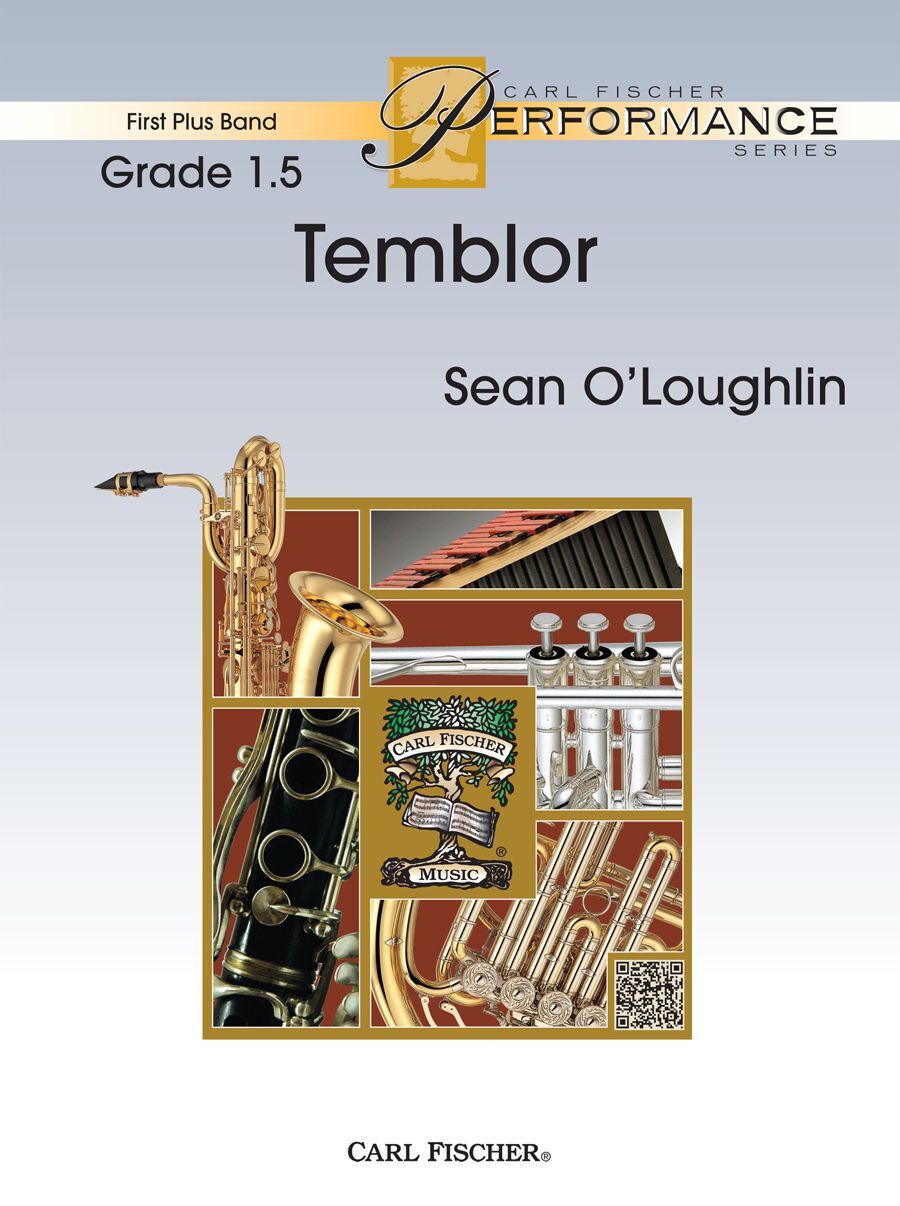 Temblor Concert Band Sheet Music Grade 1.5 by Sean O'Loughlin